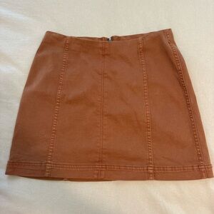 size small orange wild fable mini skirt